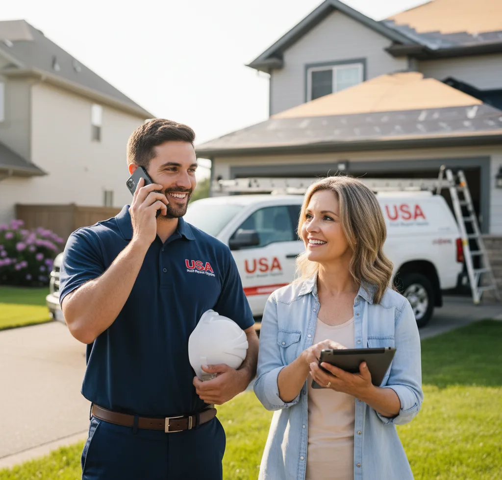 USA Roof Repair Experts customer support in Drexel